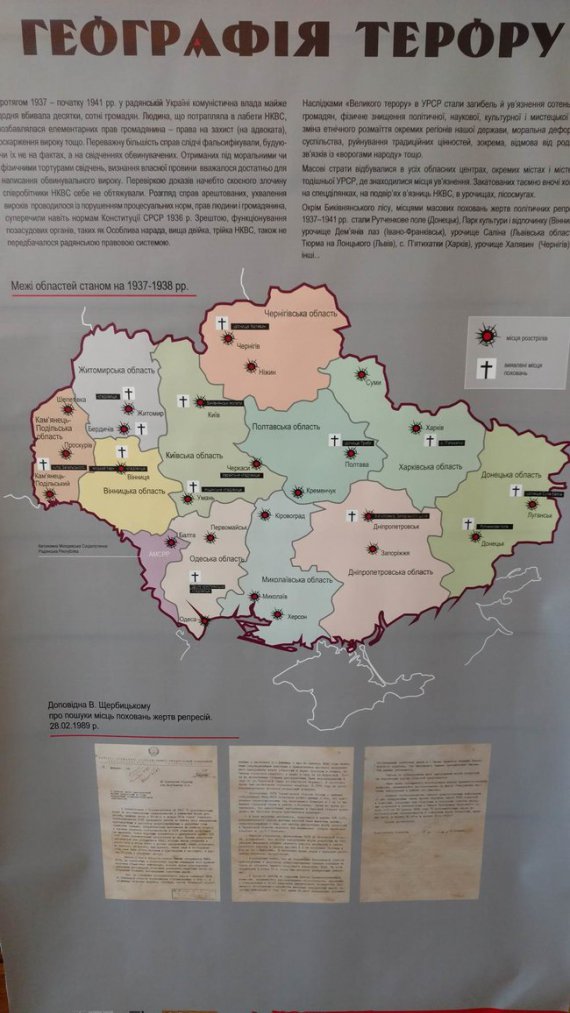 Виставка присвячена репресіям 1937-38 років