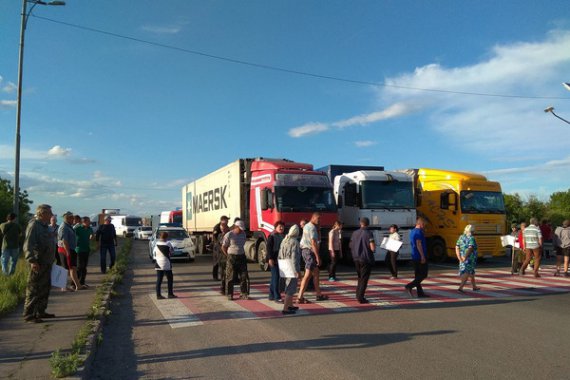Селяни перекрили трасу міжнародного значення Київ-Одеса