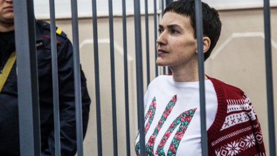 Надежда Савченко после голодания в российском СИЗО