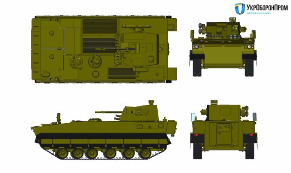 Масса новой БМП-У 25-27 тонн