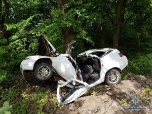 Вінниччина: двоє чоловіків загинуло у розтрощеному авто 