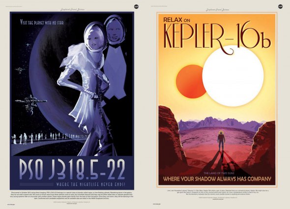 Слоган планеты с двумя солнцами Kepler-16b - «В вашей тени всегда компания», а красной Kepler-186f - «Там, где трава краснее». Фото: NASA
