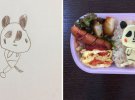 Дитячі малюнки японець переносить на страви