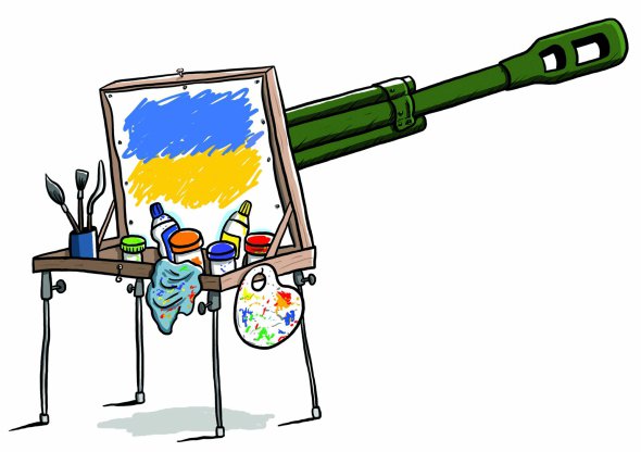 ”МОЖЛИВО, ПРЕЗИДЕНТУ НАГАДАЛИ ІСТОРІЮ, КОЛИ ВІНСТОН ЧЕРЧИЛЛЬ ПІД ЧАС ДРУГОЇ СВІТОВОЇ ВИСТУПАВ В АНГЛІЙСЬКОМУ ПАРЛАМЕНТІ І НА ЗАПИТАННЯ: ”НАВІЩО ФІНАНСУВАТИ КУЛЬТУРУ, КОЛИ ЙДЕ ВІЙНА?”, ВІДПОВІВ: ”А ЗАРАДИ ЧОГО МИ ТОДІ ВОЮЄМО? НАВІЩО НАМ ПЕРЕМОГА, КОЛИ НЕ БУДЕ КУЛЬТУРИ?”, – пише публіцист Олег РОМАНЧУК. Художник Дмитро скаженик бачить це так