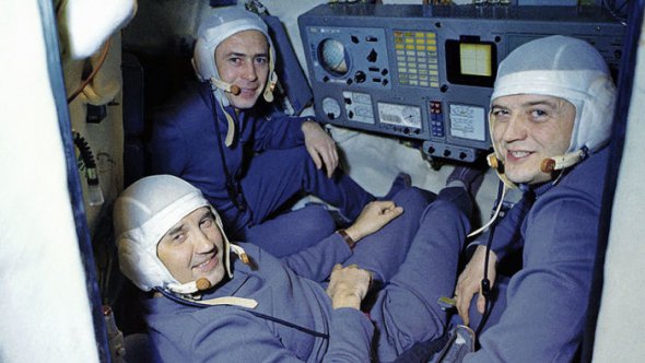 Экипаж космического корабля "Союз-11" успешно работал 22 суток. Фото: UkrMedia