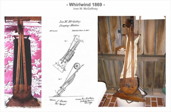 8 июня 1869 года американский изобретатель Айвз Макгаффни запатентовал первый в мире пылесос. Фото: Википедия