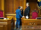 Ирина Луценко в пиджаке D&G подошла поговорить с президентом
