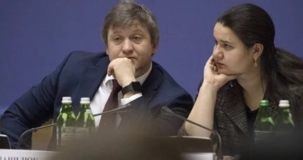 Александр Данилюк с Оксаной Маркаровой
