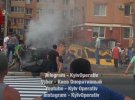 ДТП в Ірпені: BMW з "євробляхами" протаранив зупинку і автомобілі