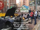 ДТП в Ирпене: BMW с "євробляхами" протаранил остановку и автомобили