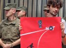 В Одессе консульство России забросали "кровавыми мячами"