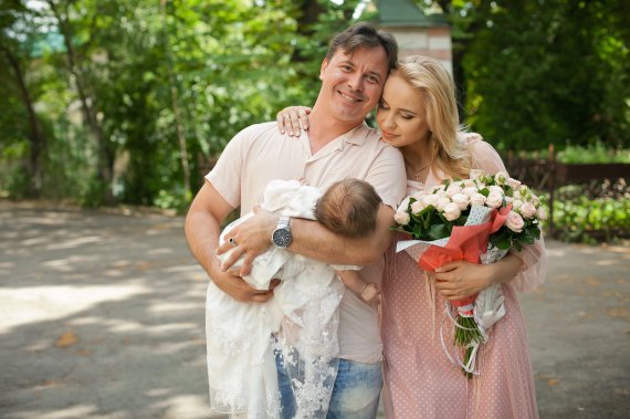 Лилия Ребрик с супругом окрестила дочь