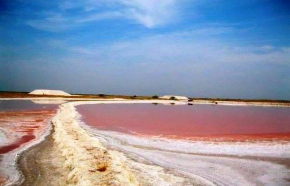 В Лемурийском озере содержание соли - до 300 граммов на литр
