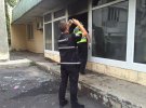 У Києві відділення банку закидали коктейлями Молотова 