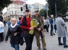 Во Львове встретили бойцов 80-й бригады