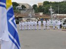 В Одессе прошел парад Военно-морских сил Украины. Военные получили малые бронированные артиллерийские катера «Вышгород», «Лубны», «Кременчуг» и «Никополь».