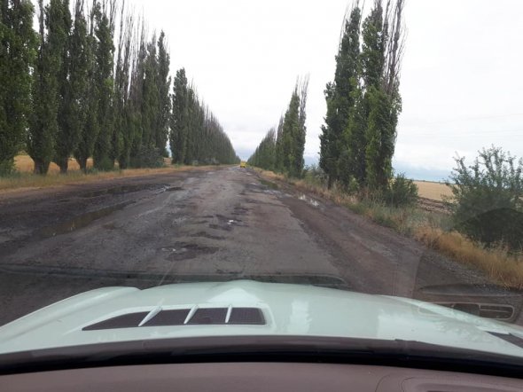 Показали дорогу біля Очакова на Миколаївщині