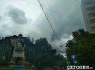 В Киеве произошел пожар возле кинотеатра "Октябрь"