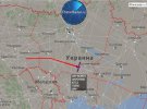 Траєкторія руху Global Hawk