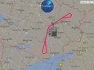 Траєкторія руху Global Hawk