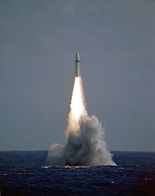 Запуск ракети Поларіс-А3. Фото: Вікіпедія