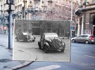 Фотограф із Угорщини Золтан Кереній накладає старі знімки Будапешта ХХ ст. 