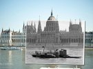 Фотограф із Угорщини Золтан Кереній накладає старі знімки Будапешта ХХ ст. 