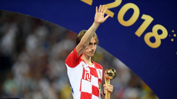 Лука Модрич - лучший игрок Кубка мира - 2018