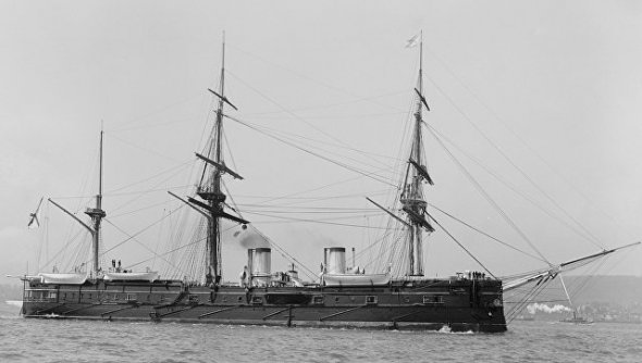 Корабль был спущен на воду в 1883 году 