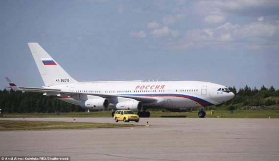 Самолет президента России Владимира Путина стоит 13,5 млрд гривен. Фото: Daily Mail