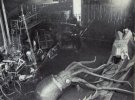 Осьминог на съемках фильма "20 000 лье под водой", 1954 год.