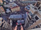 Andrew Voznyi делает снимки с крыш разных районов Киева