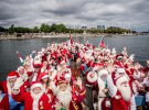 Ежегодный конгресс Санта-Клаусов в Копенгагене