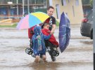 Сплошная "Венеция" в Виннице: впечатляющие фото украинцев, которые радуются дождю
