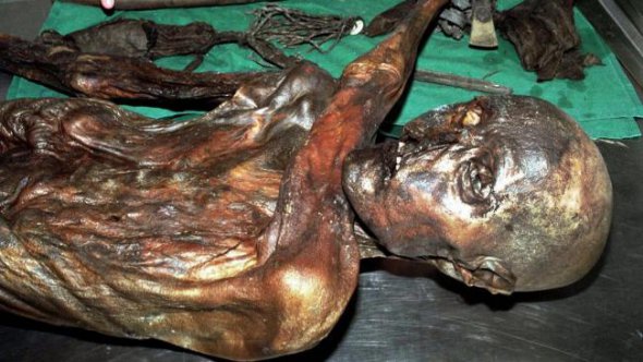 Крижану людину знайшли в 1991 року в Інсбруку. Мумії більш 5 тис. років.