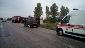 Смертельна ДТП в Дніпропетровській області. Фото: ДСНС