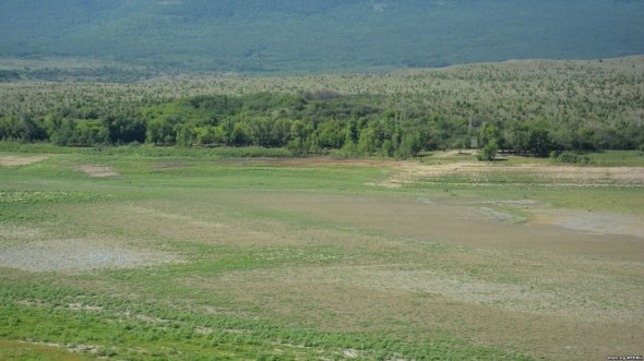 Русло річки Біюк-Карасу вище Білогірського водосховища