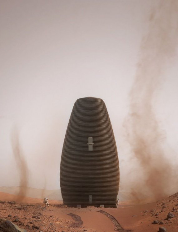Будинки-вулики: створили житло для Марсу