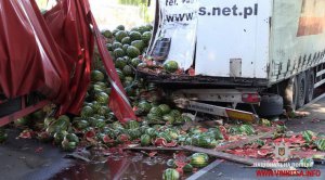 Вінниця: смертельна аварія вантажівки з кавунами сталась через сон водія