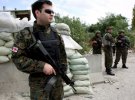 Грузинские солдаты готовятся к вооруженному противостоянию