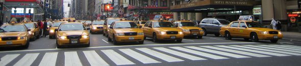 Нью-йоркське таксі. Фото: Вікіпедія