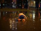 Центр Киева затопило после ночного ливня