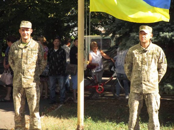 Святкування Дня Незалежності Україні в прифронтовому Донбасі. Фото: Дук ПС