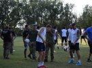 ФК “Львов” встретился с украинскими военнослужащими в Мариуполе