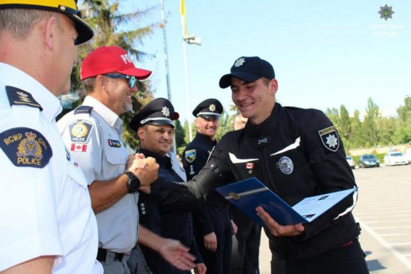 Українським поліцейським видадуть мотоцикли. Фото: Нацполіція