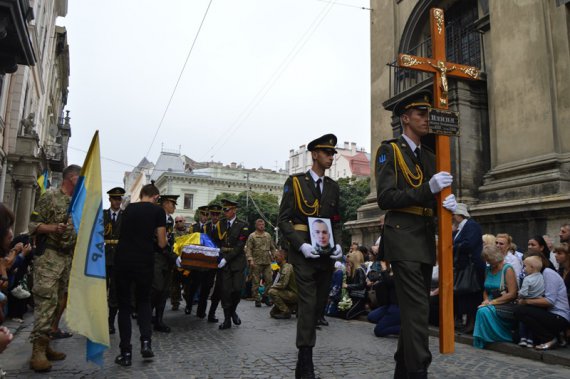 У Львові прощались з 21-річним захисником України Мар’яном Найдою