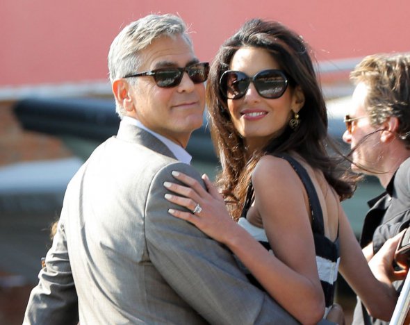 Джордж и Амаль Клуни станут крестными родителями первенца принца Гарри и его жены Меган Маркл