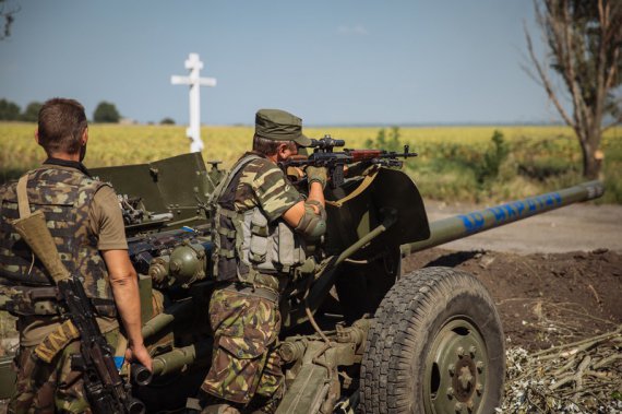 В Иловайскому котле колонну украинских военных расстреляли россияне
