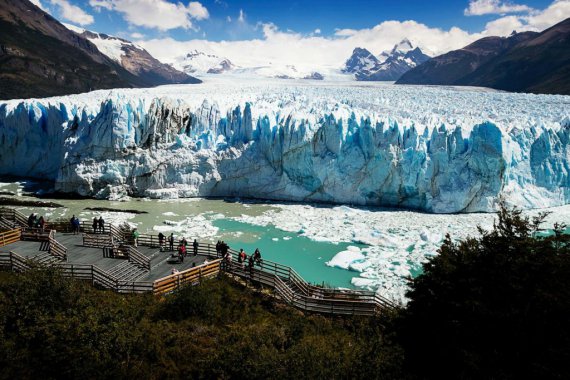 Ледник Перито Морено в Аргентине занимает 250 кв. км