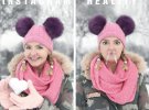 Ожидания и реальность: женщина показала разницу между Instagram и жизнью